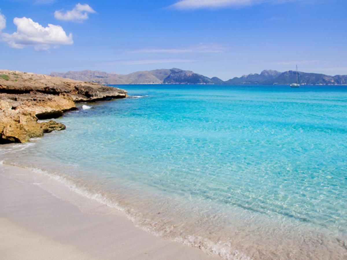 Villa Camila Para 7 Junto A Playa De Sant Pere อัลกูเดีย ภายนอก รูปภาพ