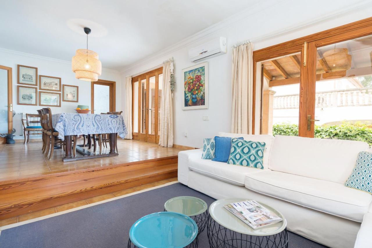 Villa Camila Para 7 Junto A Playa De Sant Pere อัลกูเดีย ภายนอก รูปภาพ