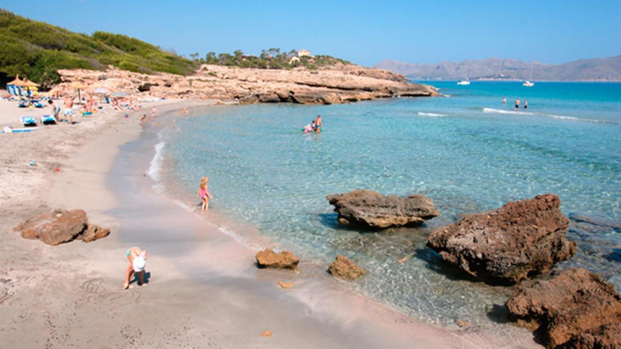 Villa Camila Para 7 Junto A Playa De Sant Pere อัลกูเดีย ภายนอก รูปภาพ
