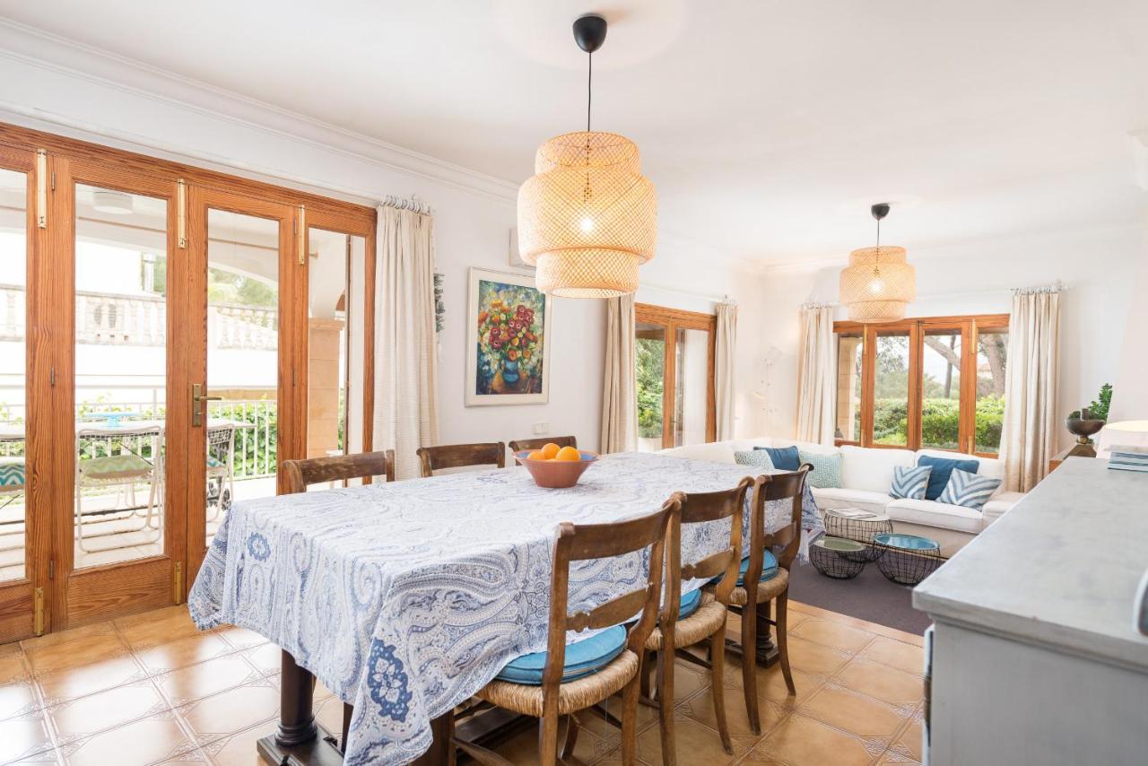 Villa Camila Para 7 Junto A Playa De Sant Pere อัลกูเดีย ภายนอก รูปภาพ