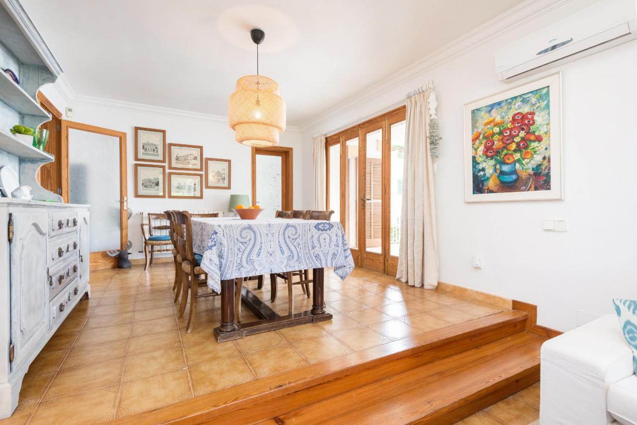 Villa Camila Para 7 Junto A Playa De Sant Pere อัลกูเดีย ภายนอก รูปภาพ