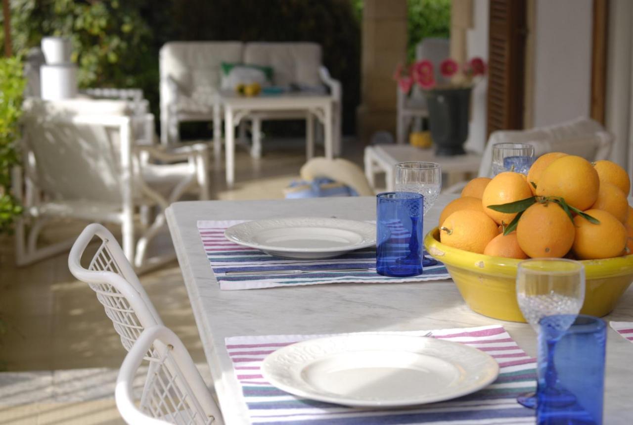 Villa Camila Para 7 Junto A Playa De Sant Pere อัลกูเดีย ภายนอก รูปภาพ